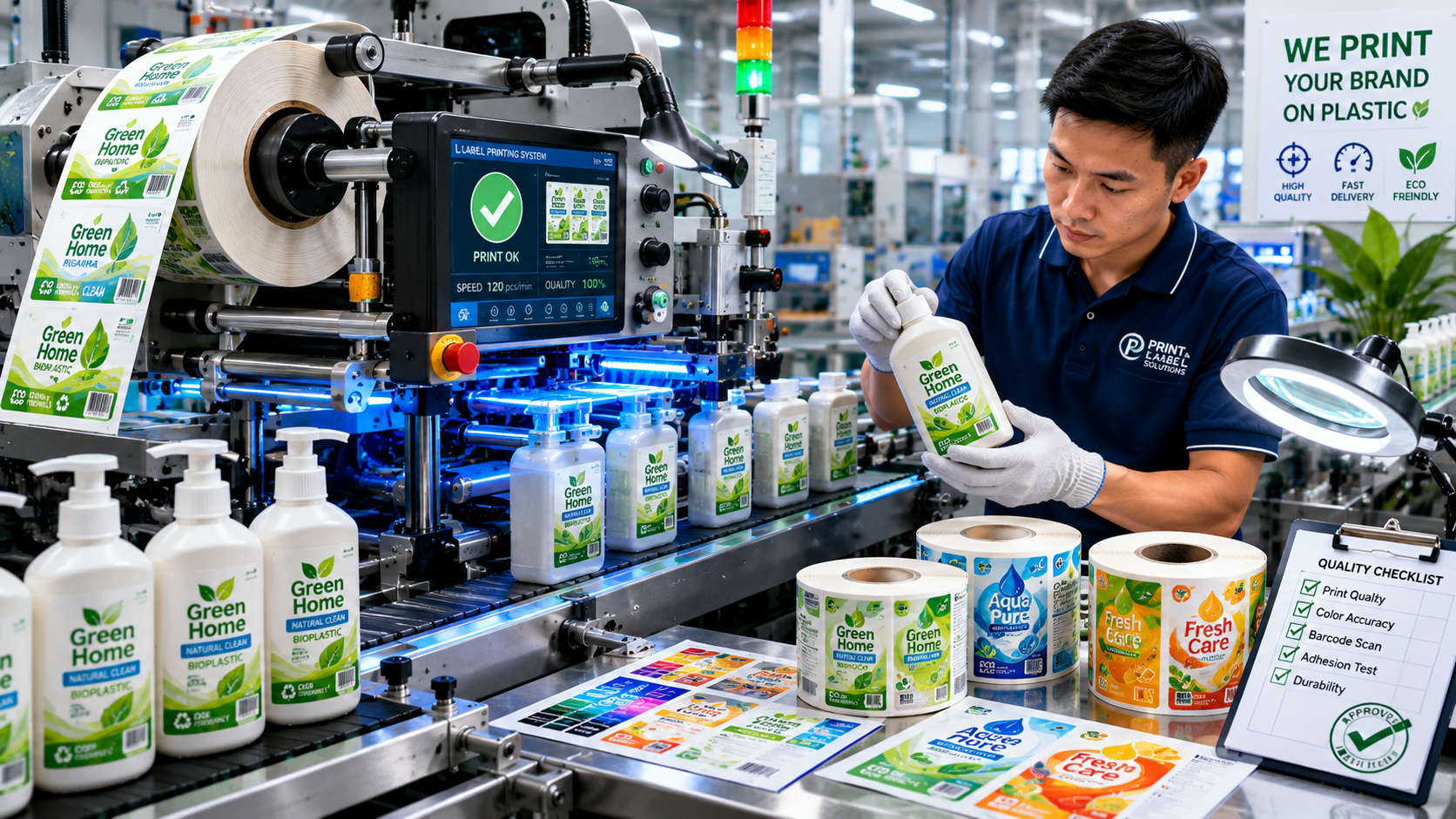 Ý tưởng kinh doanh dịch vụ in ấn nhãn mác lên sản phẩm nhựa