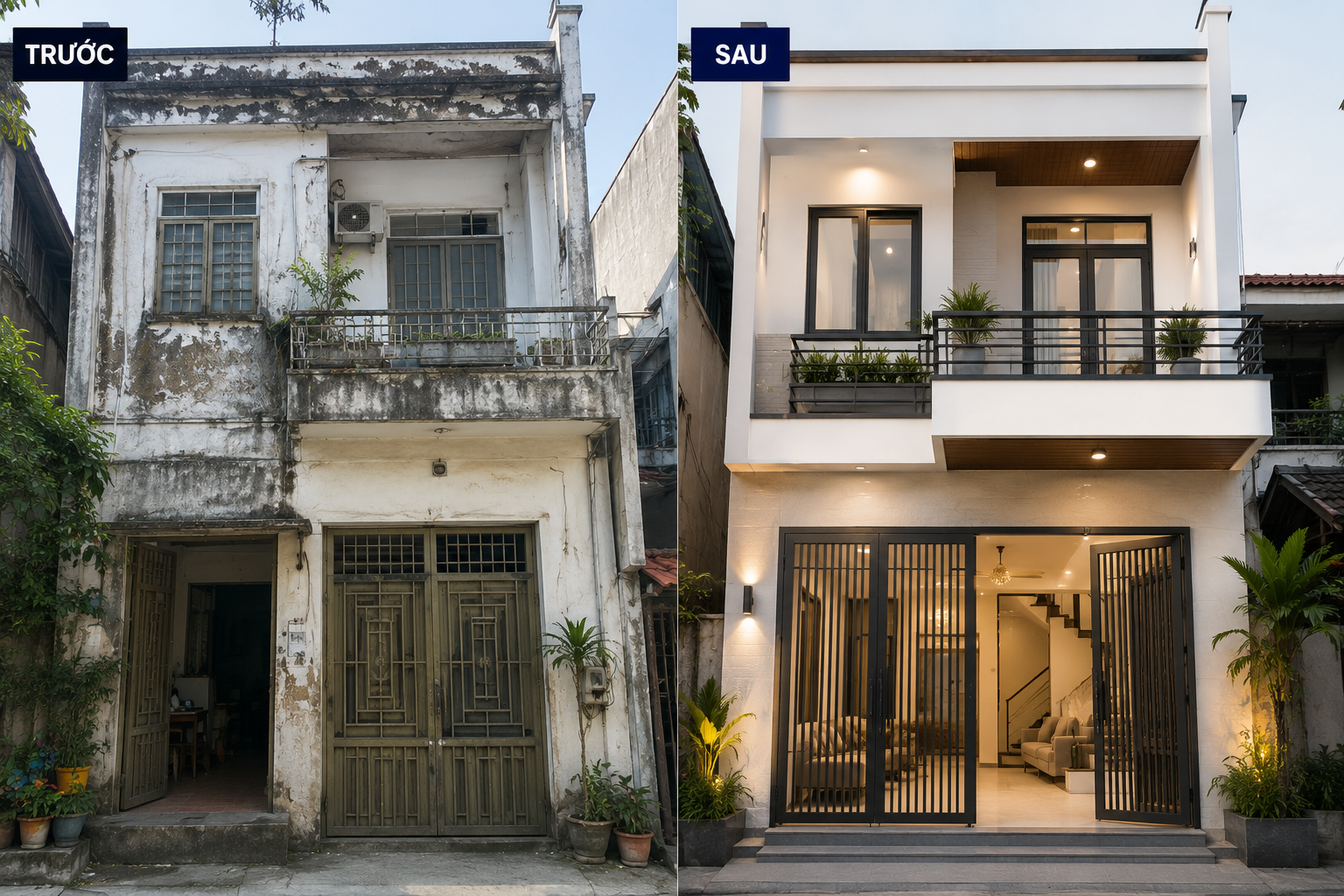 Ý tưởng kinh doanh dịch vụ cải tạo lột xác nhà cũ giá rẻ