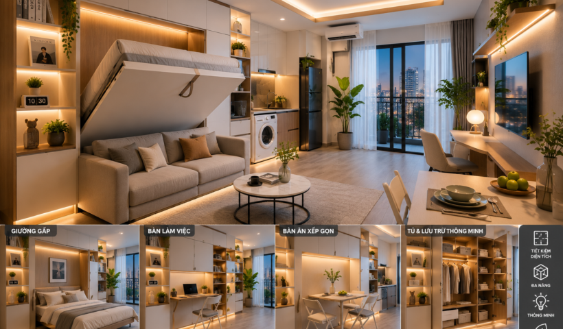 Ý tưởng kinh doanh dịch vụ thiết kế nội thất căn hộ studio