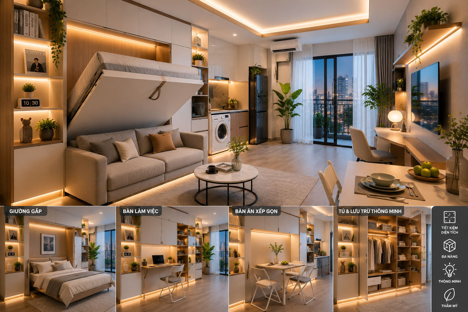 Ý tưởng kinh doanh dịch vụ thiết kế nội thất căn hộ studio