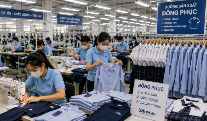 Ý tưởng kinh doanh xưởng sản xuất đồng phục doanh nghiệp, trường học