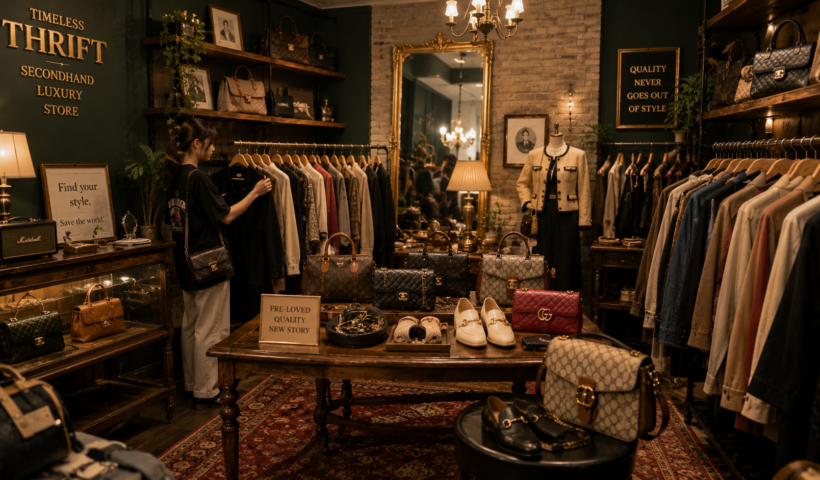 Ý tưởng kinh doanh thời trang secondhand cao cấp (thrift store)