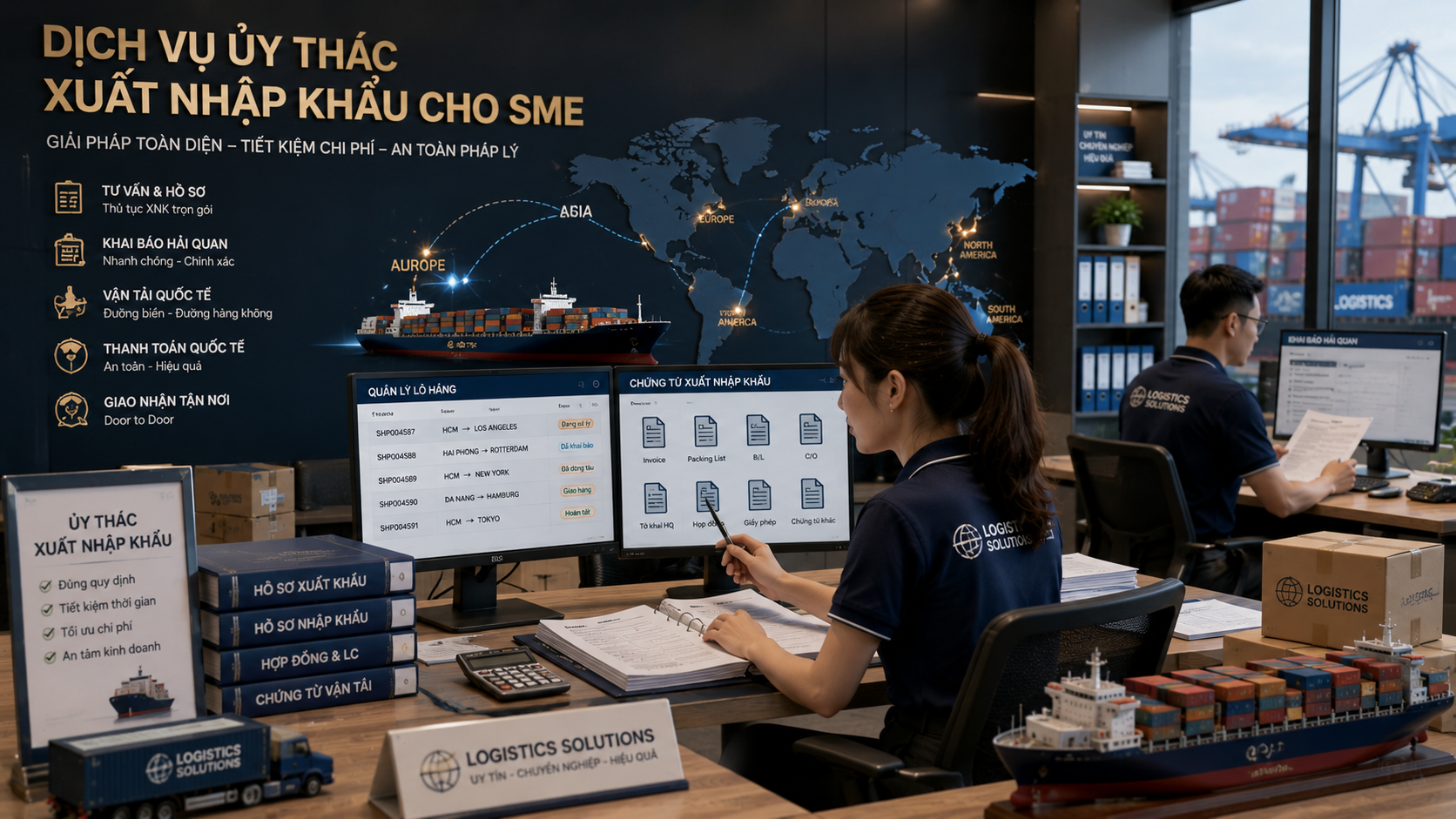 Ý tưởng kinh doanh dịch vụ ủy thác xuất nhập khẩu cho SME