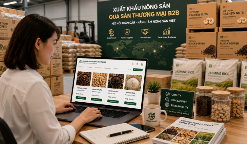 Ý tưởng kinh doanh xuất khẩu nông sản qua sàn thương mại B2B