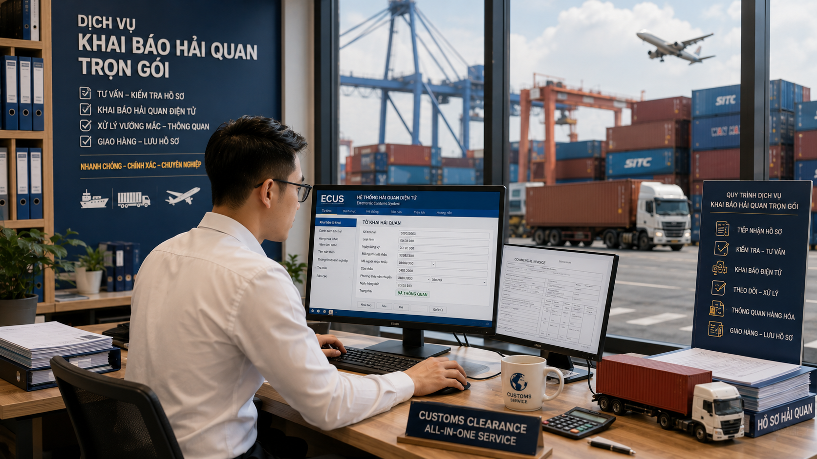 Ý tưởng kinh doanh dịch vụ khai báo hải quan trọn gói