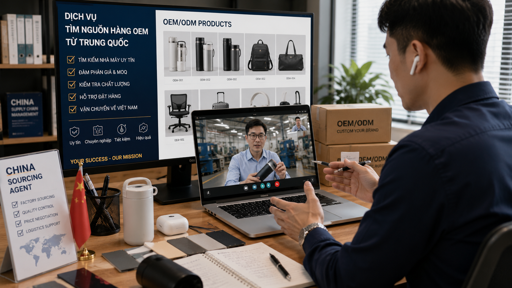 Ý tưởng kinh doanh dịch vụ tìm nguồn hàng OEM từ Trung Quốc