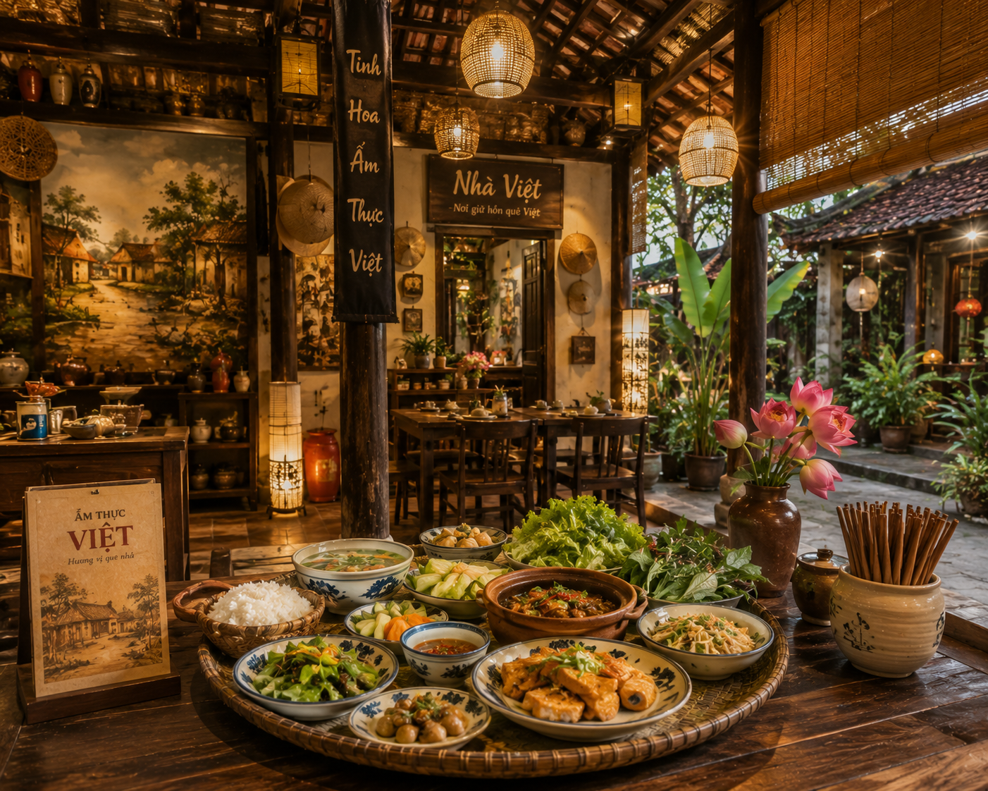 Ý tưởng kinh doanh nhà hàng ẩm thực vùng miền theo concept