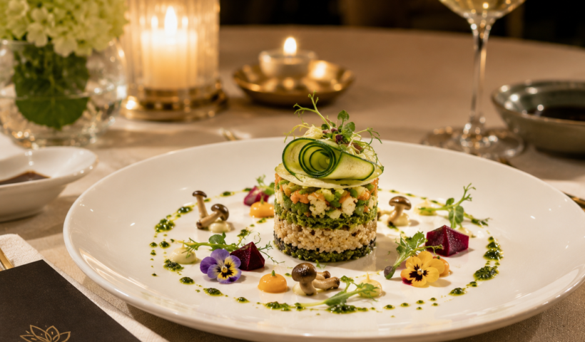 Ý tưởng kinh doanh nhà hàng chay fine-dining cao cấp