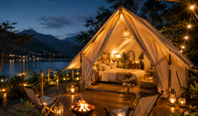 Ý tưởng kinh doanh dịch vụ tổ chức glamping cao cấp