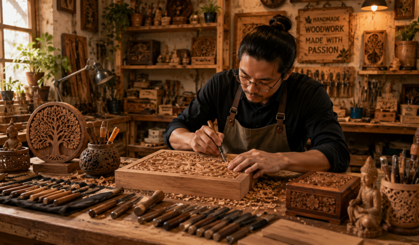 Ý tưởng kinh doanh thiết kế gia công đồ gỗ handmade