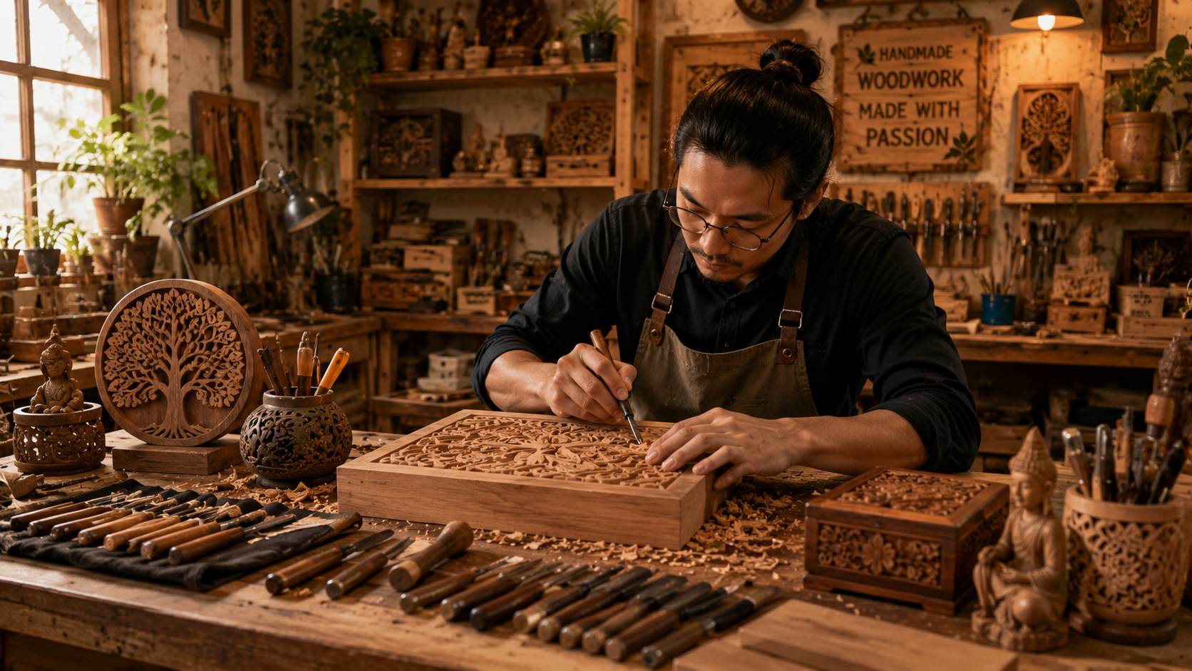 Ý tưởng kinh doanh thiết kế gia công đồ gỗ handmade