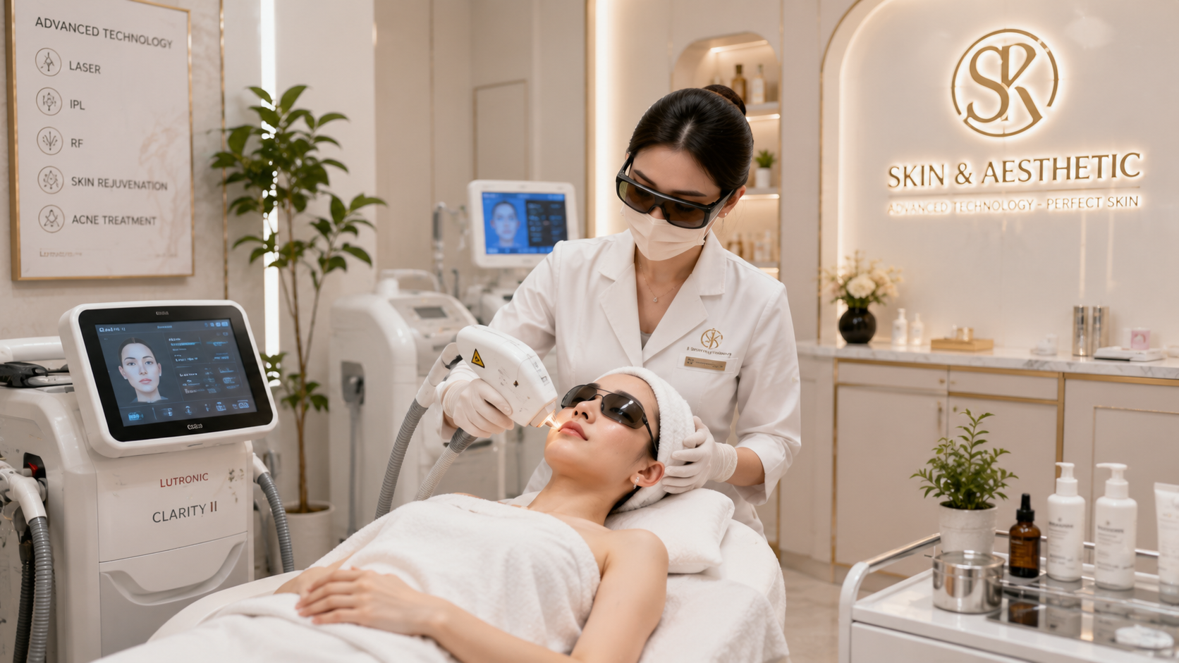 Ý tưởng kinh doanh dịch vụ chăm sóc da và trị liệu thẩm mỹ công nghệ cao