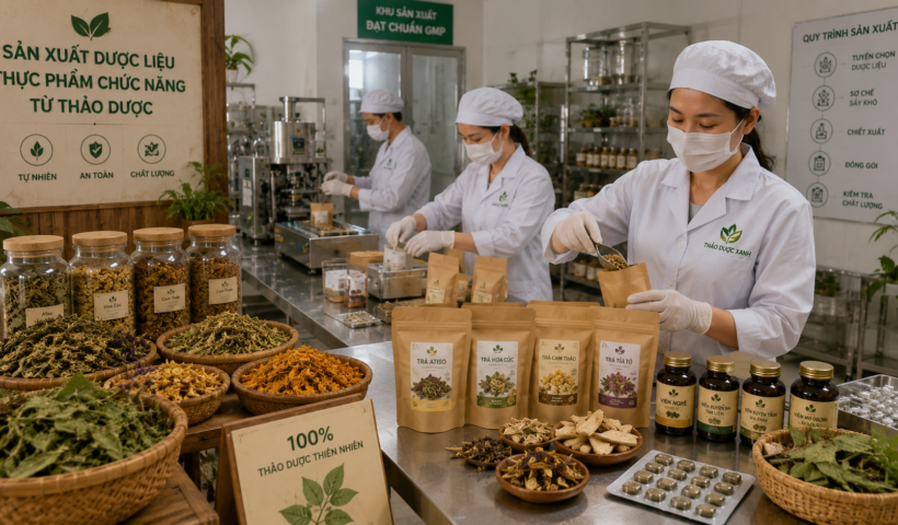 Ý tưởng kinh doanh sản xuất dược liệu, thực phẩm chức năng từ thảo dược