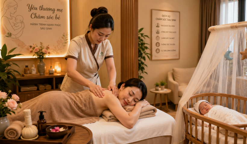 Ý tưởng kinh doanh spa chăm sóc sức khỏe sau sinh cho mẹ và bé
