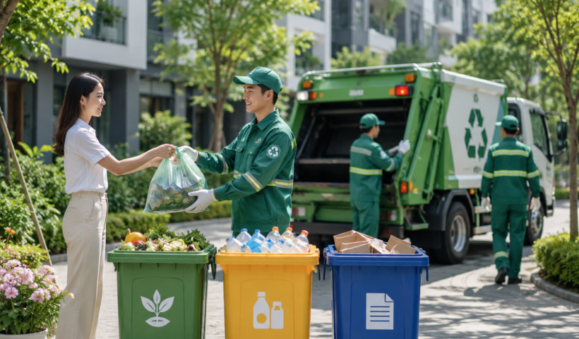 Ý tưởng kinh doanh dịch vụ thu gom và tái chế rác thải tại nguồn cho khu dân cư
