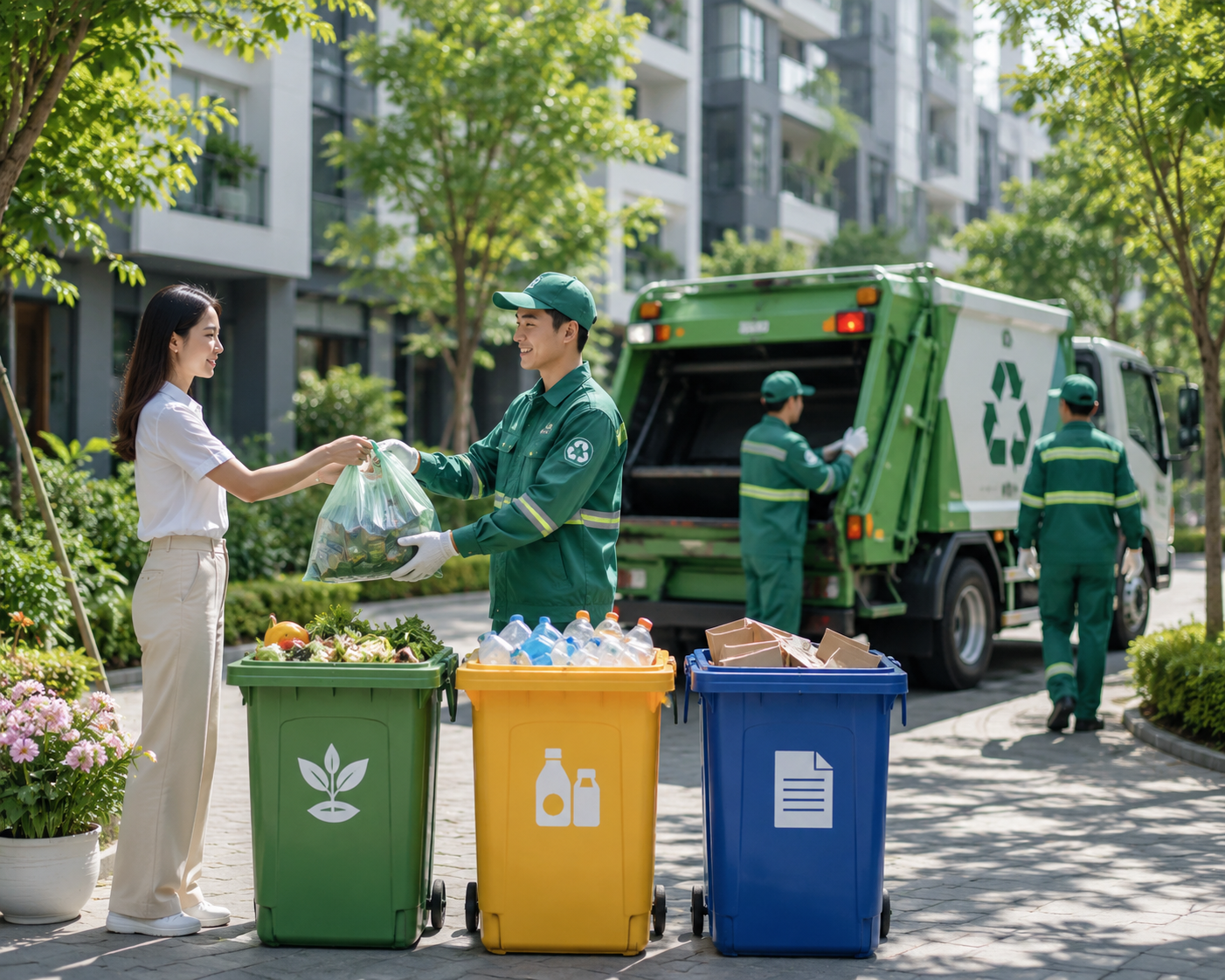 Ý tưởng kinh doanh dịch vụ thu gom và tái chế rác thải tại nguồn cho khu dân cư