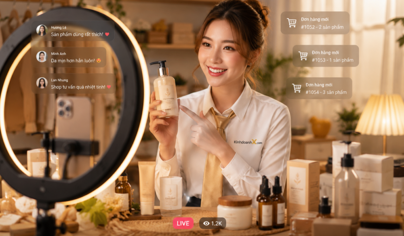Kỹ năng bán hàng qua livestream cho hộ kinh doanh nhỏ