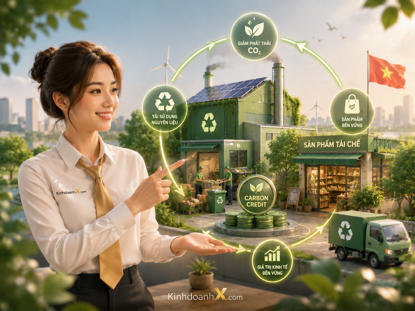 Kinh tế tuần hoàn và tín chỉ carbon: cơ hội mới cho hộ kinh doanh, SME