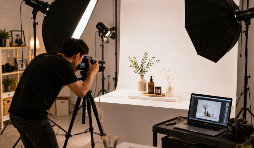 Mô hình kinh doanh studio chụp ảnh nhỏ và dịch vụ content sáng tạo