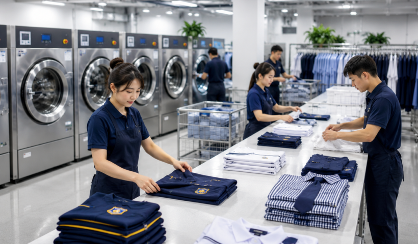 Ý tưởng kinh doanh dịch vụ giặt ủi đồng phục cho trường học và doanh nghiệp