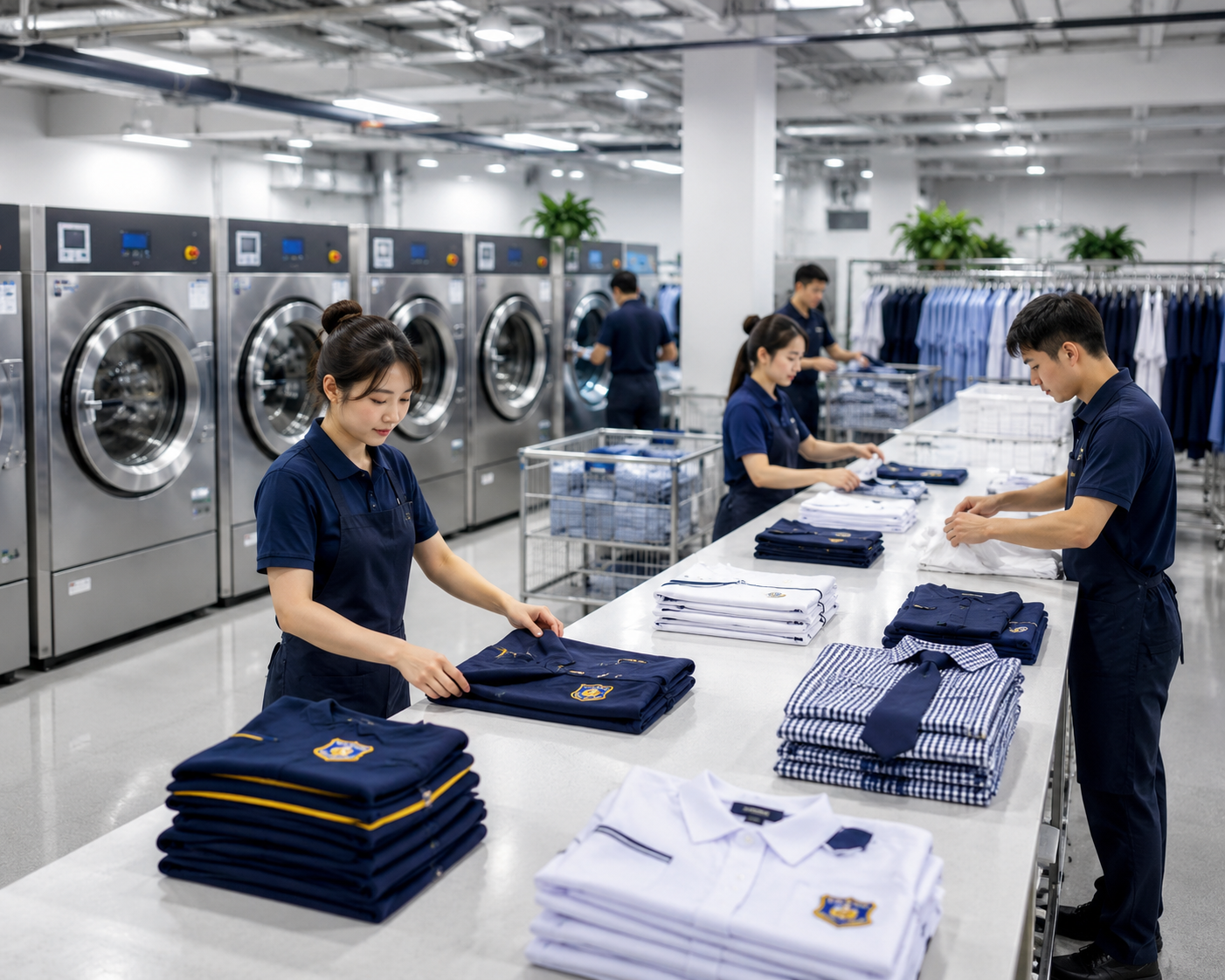 Ý tưởng kinh doanh dịch vụ giặt ủi đồng phục cho trường học và doanh nghiệp
