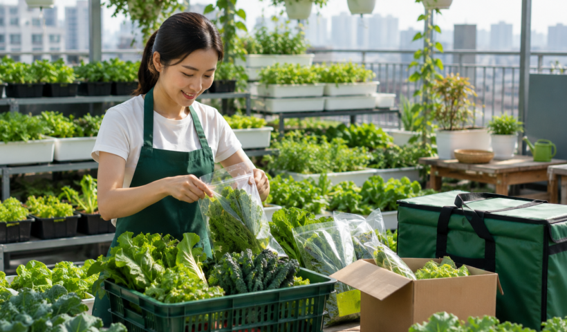 Ý tưởng kinh doanh vườn rau sạch tại nhà kết hợp bán online theo đơn đặt trước
