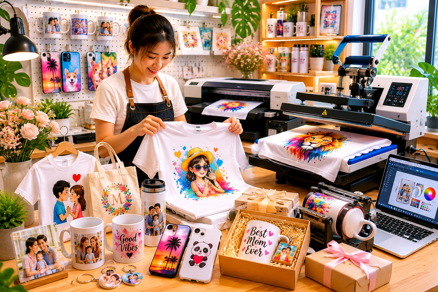 Ý tưởng kinh doanh in ấn và quà tặng cá nhân hóa theo yêu cầu
