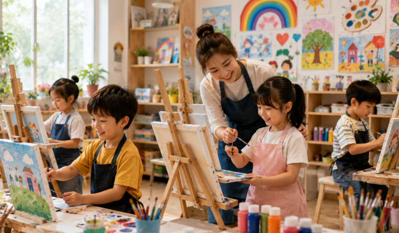 Ý tưởng kinh doanh lớp vẽ và nghệ thuật cho trẻ em cuối tuần