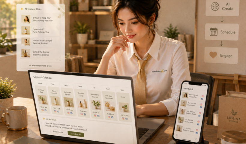 Dùng AI viết và lên lịch nội dung mạng xã hội cho SME