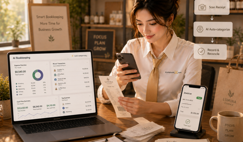 Ứng dụng AI hỗ trợ kế toán và quản lý hóa đơn cho hộ kinh doanh