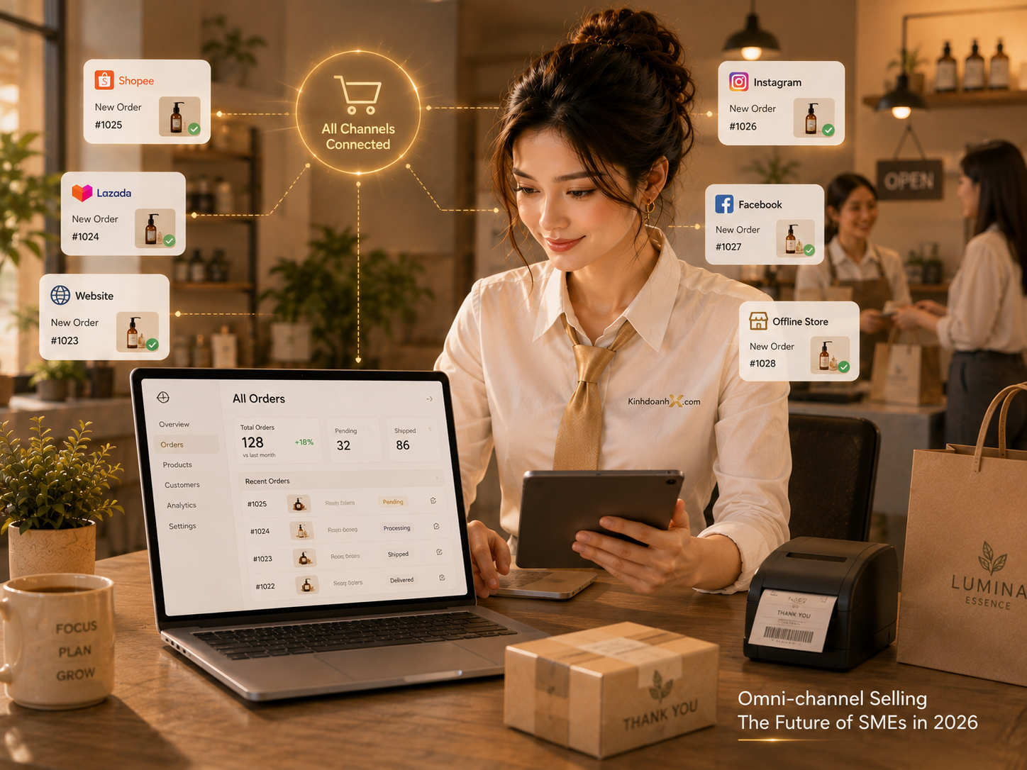 Xu hướng thương mại điện tử và bán hàng đa kênh 2026 cho SME