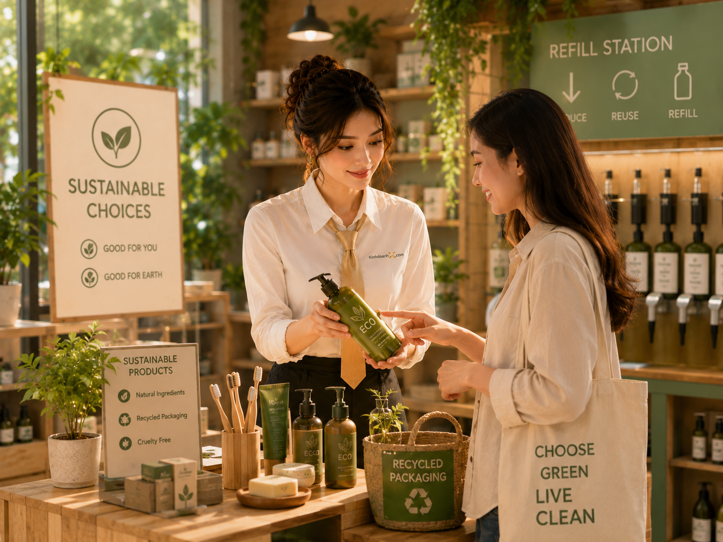 Xu hướng tiêu dùng xanh và sản phẩm bền vững: cơ hội cho hộ kinh doanh, SME